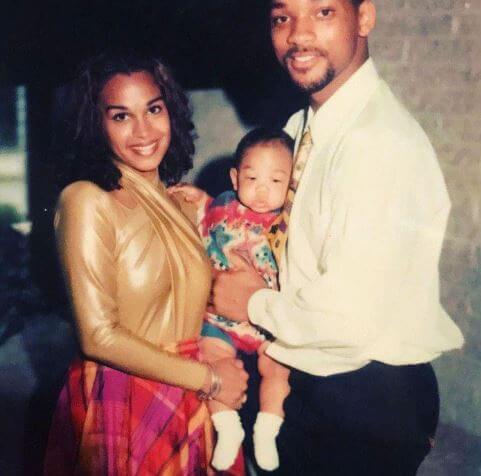 Jodie Fletcher's rumored mother, Sheree Zampino with her ex-husband, Will Smith and their son Trey Smith.